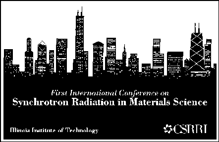 First International Conference
	 on Synchrotron Radiation in Materials Science
